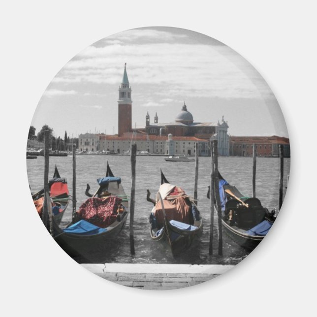 Venice Round Magnet (Front)