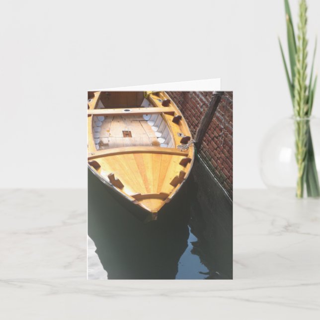 Venice rowboat - notecard (Front)
