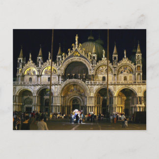 VENICE SAN MARCO SQUARE BASILICA POSTCARD