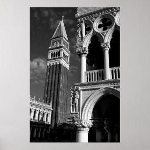 Venice San Marco Tower & Doge Palace Poster
