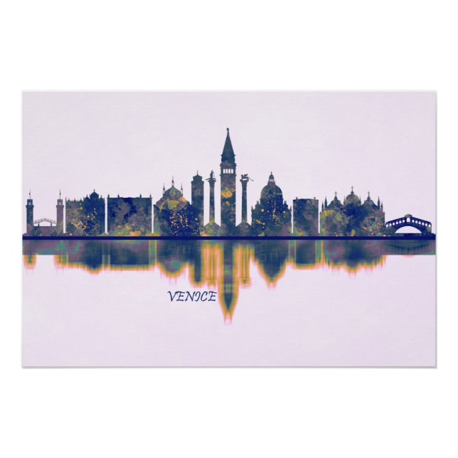 Venice Skyline Poster (Front)