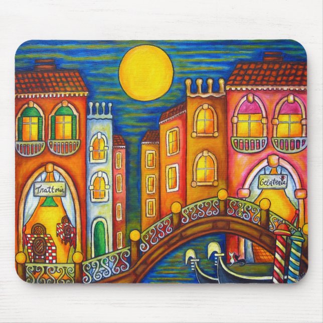 Venice Soiree Mousepad By Lisa Lorenz (Front)