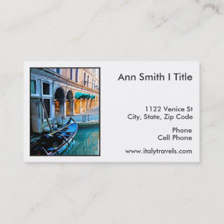Venice Special Alley with Love Quote Business Card