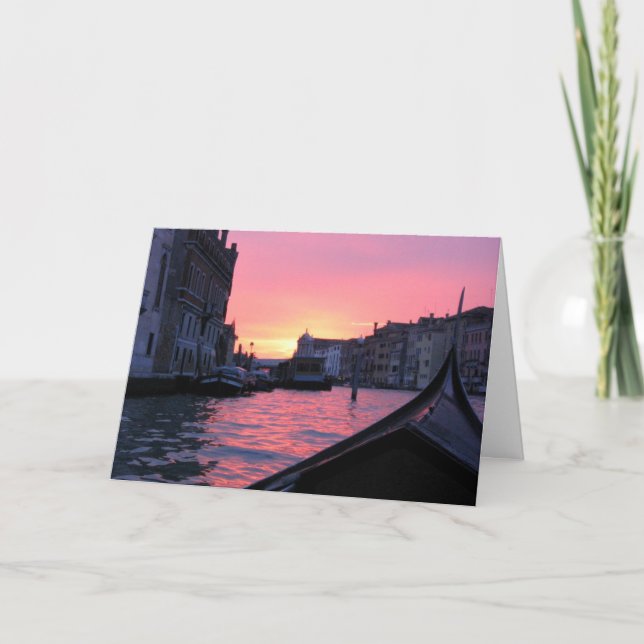 Venice Sunset Card (Front)