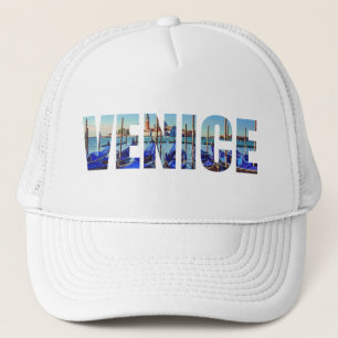 Venice text trucker hat