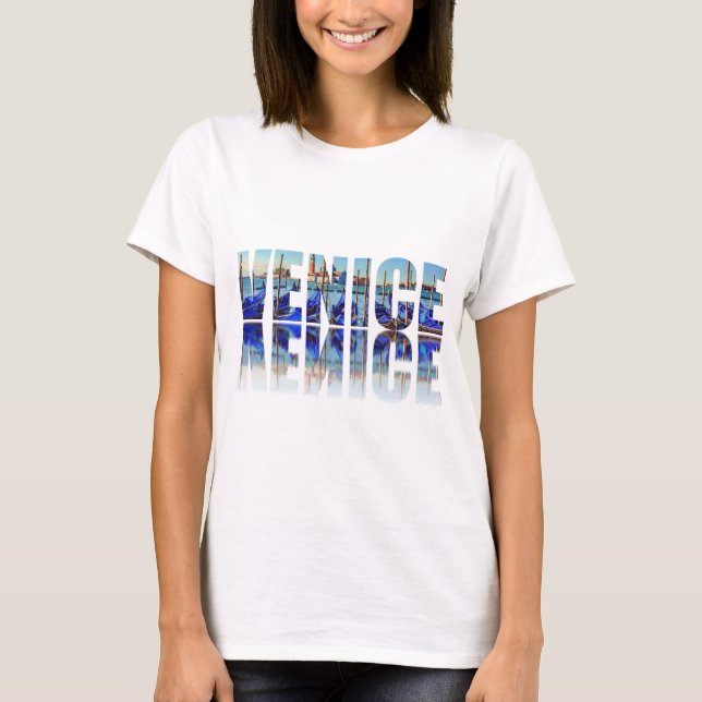 Venice text with reflection T-Shirt (Front)