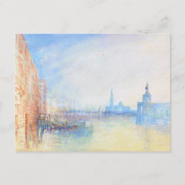Venice The Mouth of the Grand Canal joseph Mallord Postcard (Front)