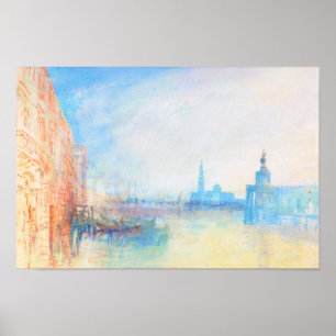 Venice The Mouth of the Grand Canal joseph Mallord Poster