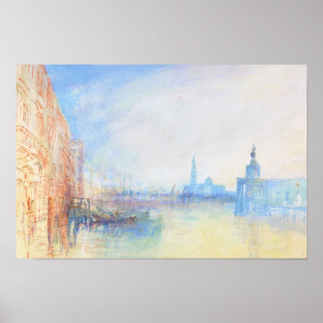 Venice The Mouth of the Grand Canal joseph Mallord Poster (Front)