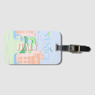 Venice Travel Art, Italy, Travel Art Luggage Tag