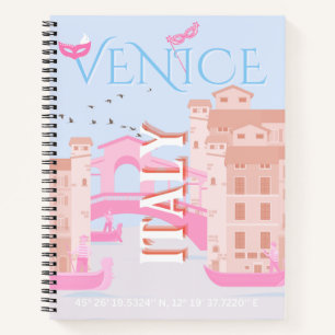 Venice Travel Art, Italy, Travel Art Notebook