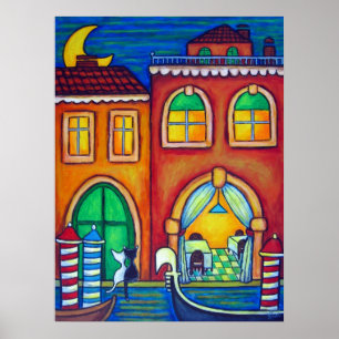Venice Valentine Print by Lisa Lorenz