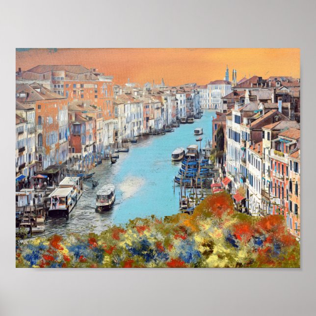 VENICE - View of the CANAL GRANDE Poster (Front)
