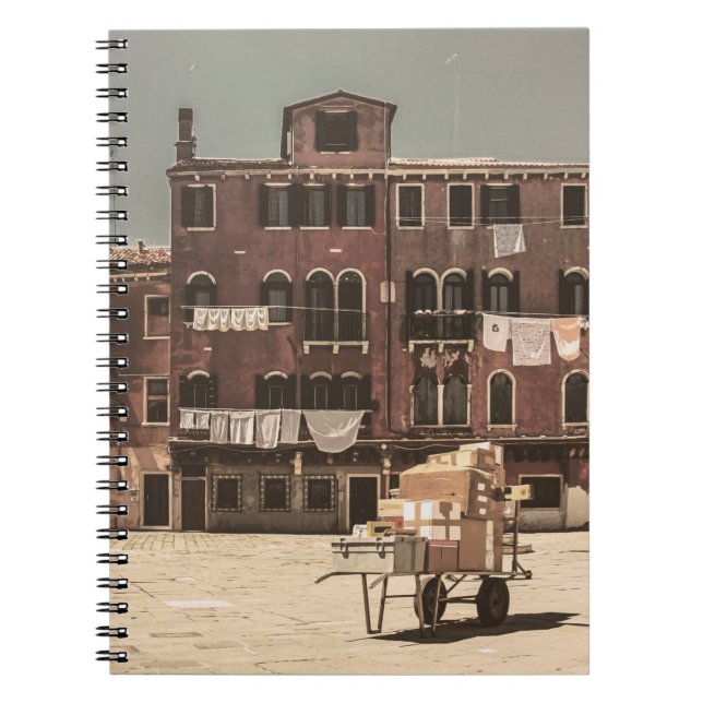 Venice vintage-style landscape notebook (Front)