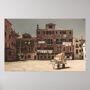 Venice vintage-style landscape poster