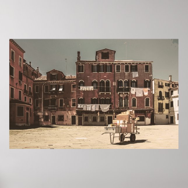 Venice vintage-style landscape poster (Front)