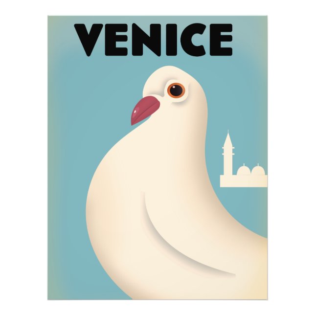 Venice Vintage style travel poster (Front)