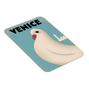 Venice Vintage style travel poster Postcard Magnet