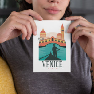 Venice Vintage Travel Postcard