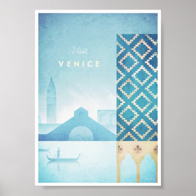 Venice Vintage Travel Poster (Front)