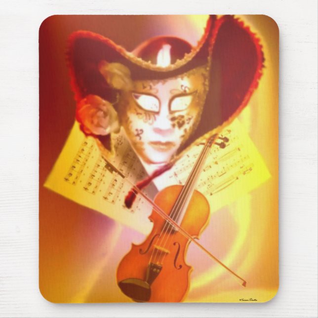 Venice Violinist Mousepad (Front)