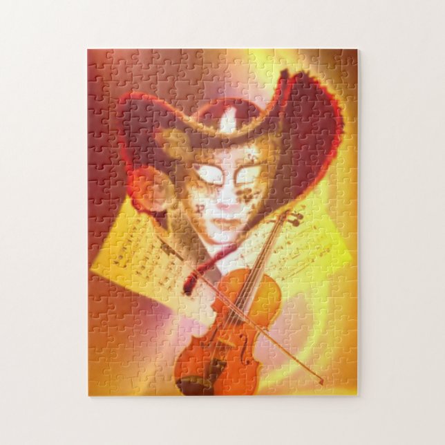 Venice Violinist Puzzle (Vertical)