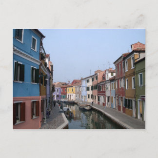 Venice water ways postcard