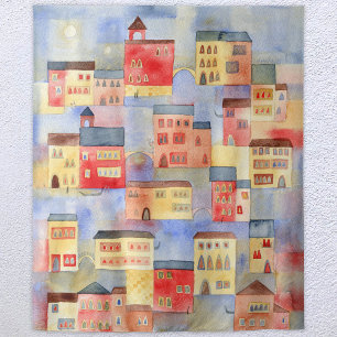 Venice Watercolor Tapestry