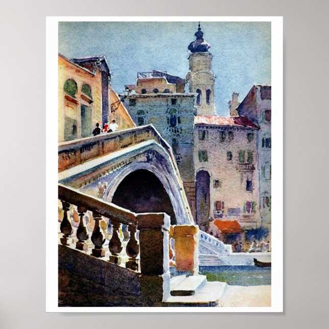 Venice Watercolour Poster (Front)