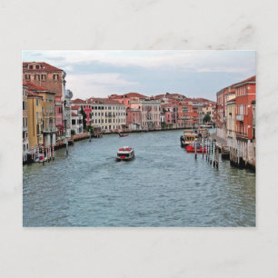 Venice Waterway Postcard