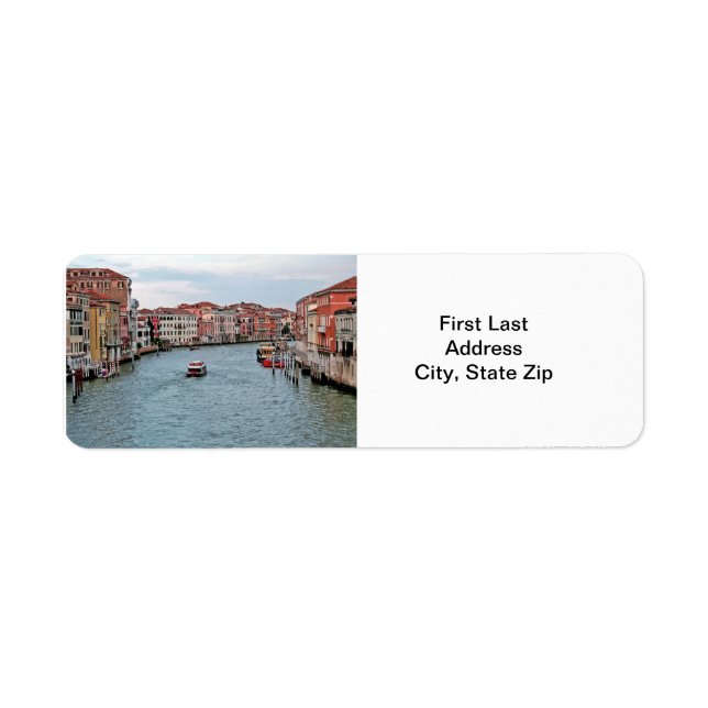 Venice Waterway Return Address Label (Front)