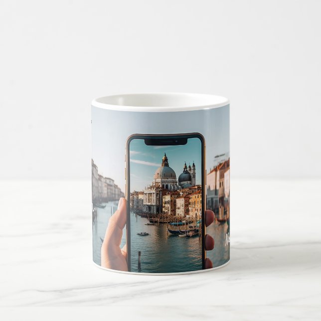 Venice's Timeless Canals: Mug for Travel Lovers (Center)