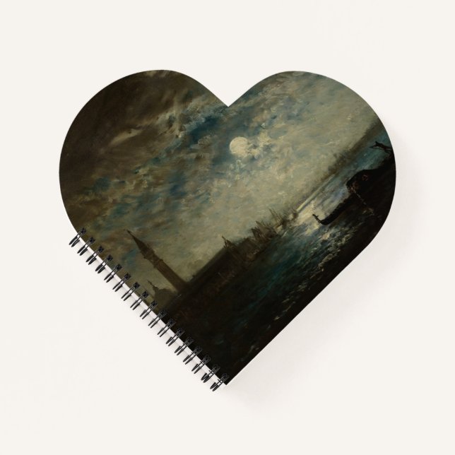 Venise et le Campanile au Clair de Lune  Notebook (Front)