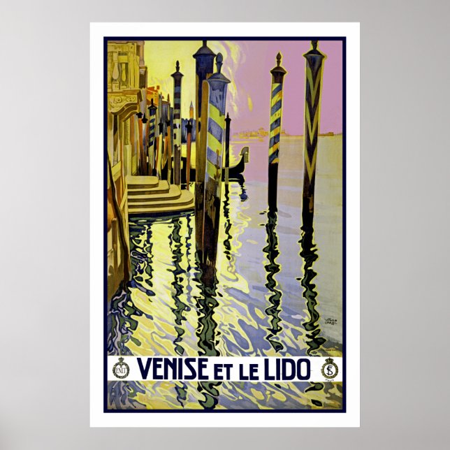 Venise et le Lido Poster (Front)