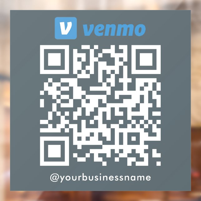 Venmo QR Code Payment Scan to Pay Navy (Sheet 2)