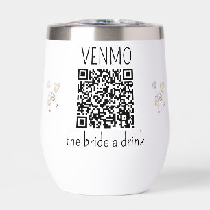 VENMO the Bride a Drink QR Code Bachelorette Party