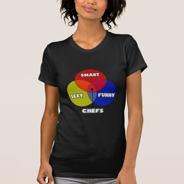 Venn Diagram .. Chefs T-Shirt (Front)