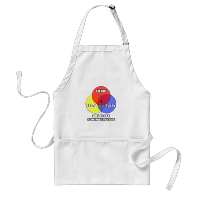 Venn Diagram .. Database Administrators Standard Apron (Front)