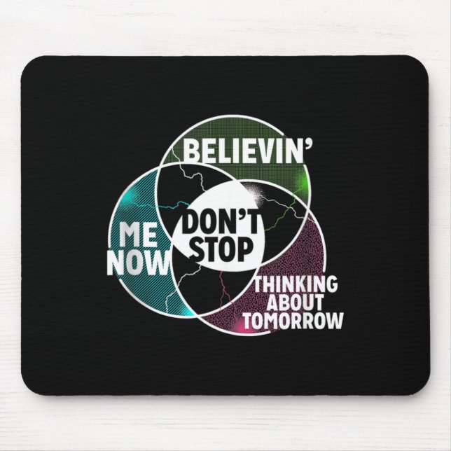 Venn Diagram Don't Stop Algebra Math  Mouse Pad (Front)