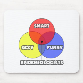Venn Diagram .. Epidemiologists Mouse Pad