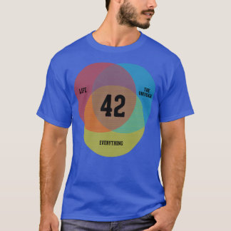 Venn Diagram Life the Universe amp EverythingTShir T-Shirt