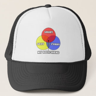 Venn Diagram .. My Boyfriend Trucker Hat