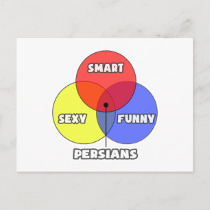 Venn Diagram .. Persians Postcard