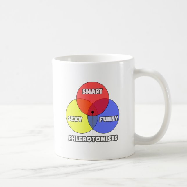 Venn Diagram .. Phlebotomists Coffee Mug (Right)