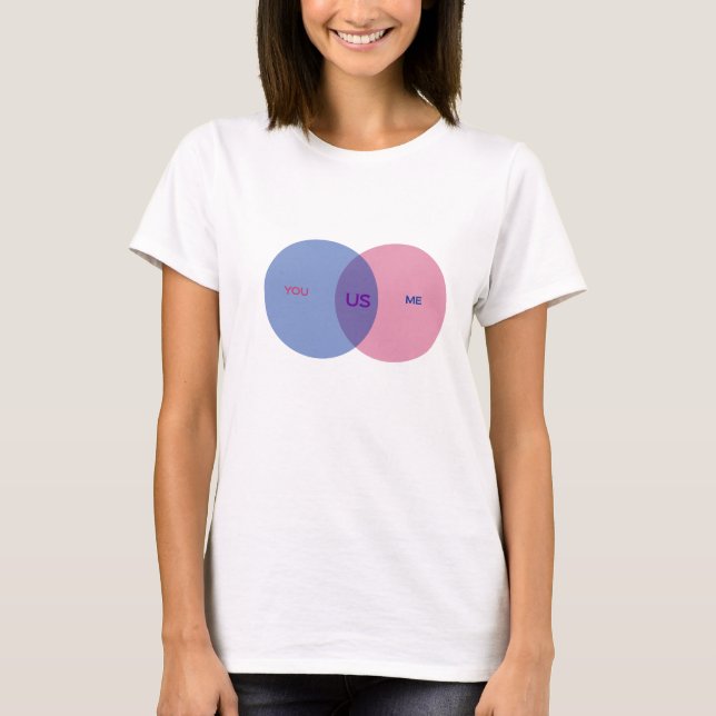 Venn Diagram T-Shirt (Front)