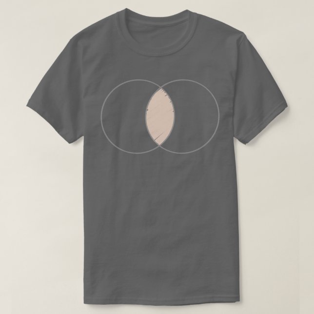 Venn Math T-Shirt (Design Front)