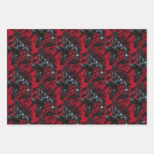 Venom Flow of Tendrils Wrapping Paper Sheet