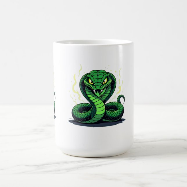 Venomous Snake – Danger and Precision Coffee Mug (Center)