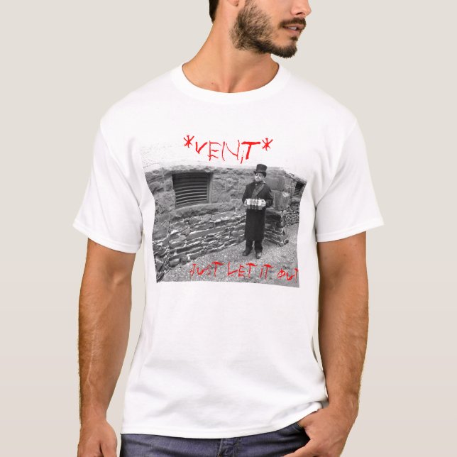 *VENT* back cover mens tee (Front)