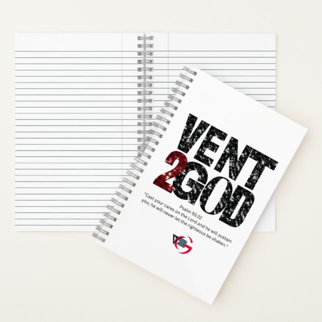 Vent to God Notebook (Black & Red) (Inside)